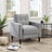 Bowen Upholstered Track Arms Tufted Chair image