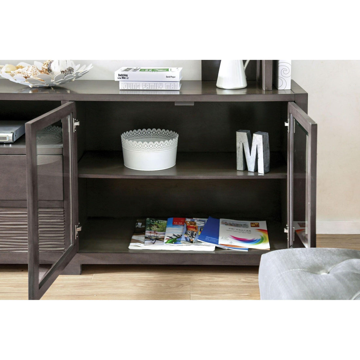 Furniture of America Entertainment Center Components Pier CM5900-PC IMAGE 7