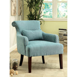  Furniture of America Agalva Stationary Fabric Accent Chair CM-AC6113BL IMAGE 5