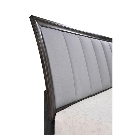 Crown Mark Jaymes King Upholstered Sleigh Bed with Storage B6580-K-HB/B6580-K-FBD/B6580-KQ-RAIL IMAGE 4