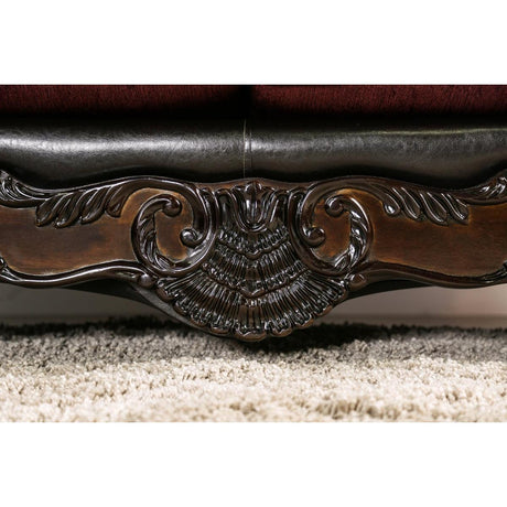 Furniture of America Quirino Stationary Fabric Loveseat SM6416-LV IMAGE 6