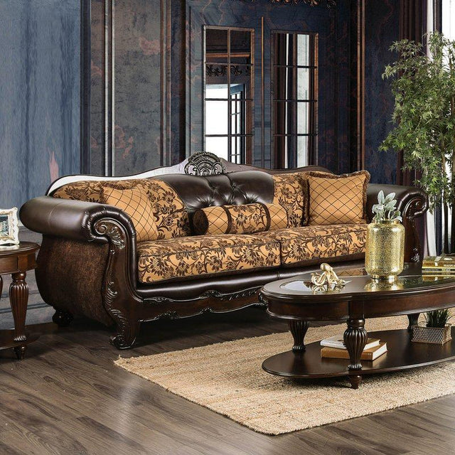  Furniture of America Quirino Stationary Fabric Sofa SM6417-SF IMAGE 1