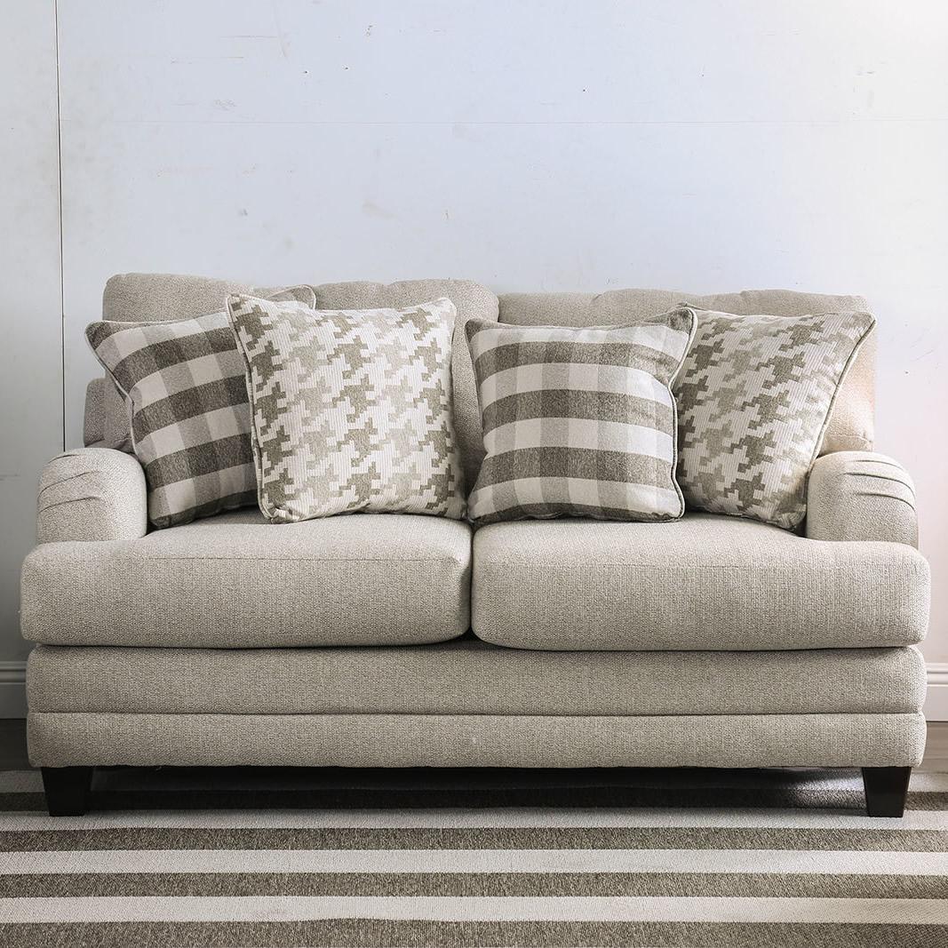  Furniture of America Christine Stationary Fabric Loveseat SM8280-LV IMAGE 1