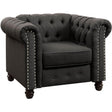  Furniture of America Winifred Stationary Fabric Chair CM6342GY-CH-PK IMAGE 1