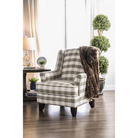  Furniture of America Christine Stationary Fabric Accent Chair SM8280-CH IMAGE 2