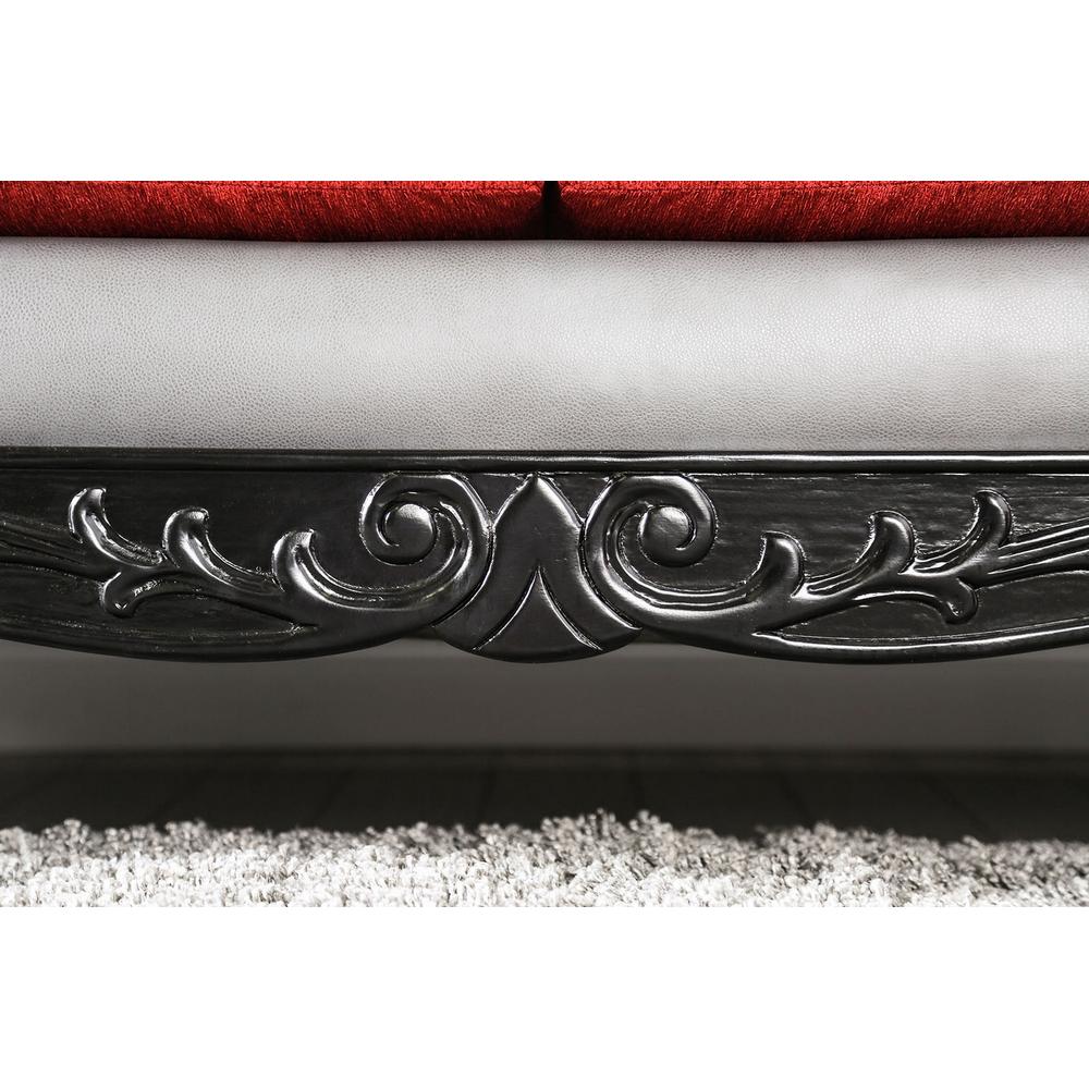  Furniture of America Midleton Stationary Leatherette Sofa SM7440-SF IMAGE 5