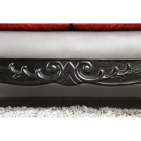  Furniture of America Midleton Stationary Leatherette Sofa SM7440-SF IMAGE 5