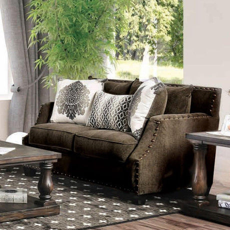  Furniture of America Cornelia Stationary Fabric Loveseat SM3073-LV IMAGE 1