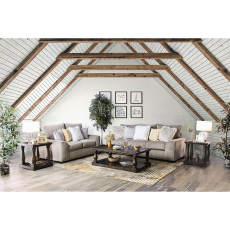  Furniture of America Marjorie Stationary Fabric Loveseat SM6217-LV IMAGE 5