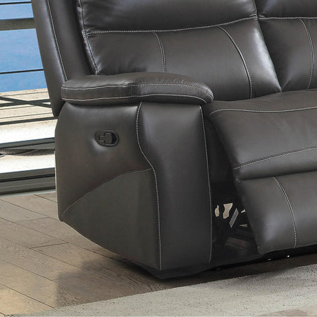  Furniture of America Lila Reclining Leather Match Sofa CM6540-SF IMAGE 4