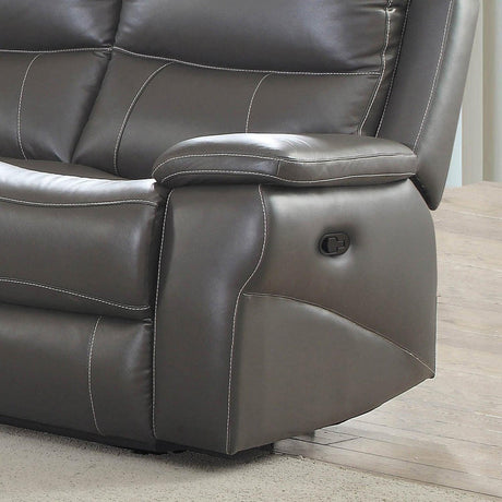  Furniture of America Lila Reclining Leather Match Loveseat CM6540-LV IMAGE 4