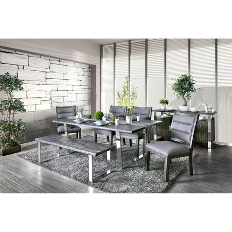  Furniture of America Mandy CM3451GY-SC-2PK Side Chair IMAGE 4