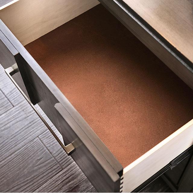  Furniture of America Berenice 5-Drawer Chest CM7580GY-C IMAGE 2
