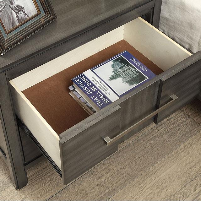  Furniture of America Berenice 5-Drawer Chest CM7580GY-C IMAGE 3