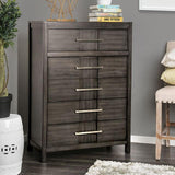  Furniture of America Berenice 5-Drawer Chest CM7580GY-C IMAGE 7