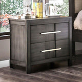  Furniture of America Berenice 2-Drawer Nightstand CM7580GY-N IMAGE 8