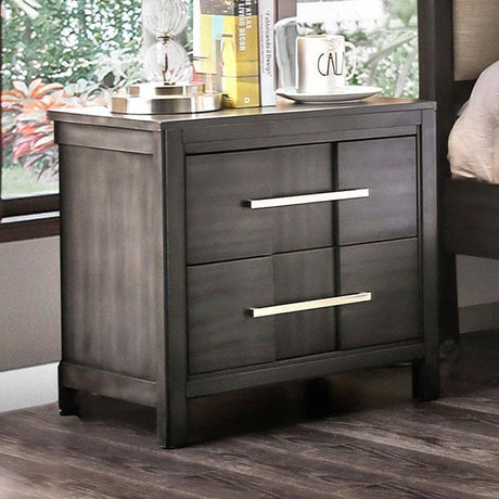  Furniture of America Berenice 2-Drawer Nightstand CM7580GY-N IMAGE 8