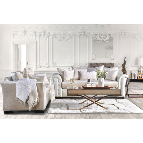  Furniture of America Benigno Stationary Fabric Loveseat SM6411-LV IMAGE 8