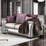  Furniture of America Benigno Stationary Fabric Loveseat SM6412-LV IMAGE 1