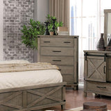  Furniture of America Bianca 5-Drawer Chest CM7734GY-C IMAGE 2