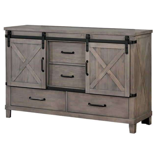  Furniture of America Bianca 4-Drawer Dresser CM7734GY-D IMAGE 1