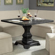  Furniture of America Square Nerissa Dining Table with Pedestal Base CM3840T-48-TABLE IMAGE 1