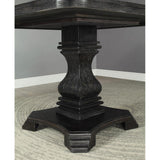  Furniture of America Square Nerissa Dining Table with Pedestal Base CM3840T-48-TABLE IMAGE 3