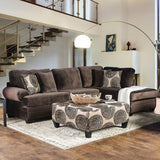  Furniture of America Bonaventura Fabric 2 pc Sectional SM5143BR-SECT IMAGE 1
