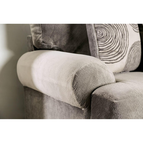  Furniture of America Bonaventura Fabric 2 pc Sectional SM5143GY-SECT IMAGE 4