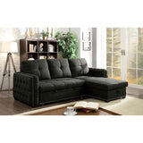  Furniture of America Demi Fabric Sleeper Sectional CM6562-SECT IMAGE 1