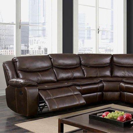  Furniture of America Pollux CM6982BR Sectional IMAGE 2