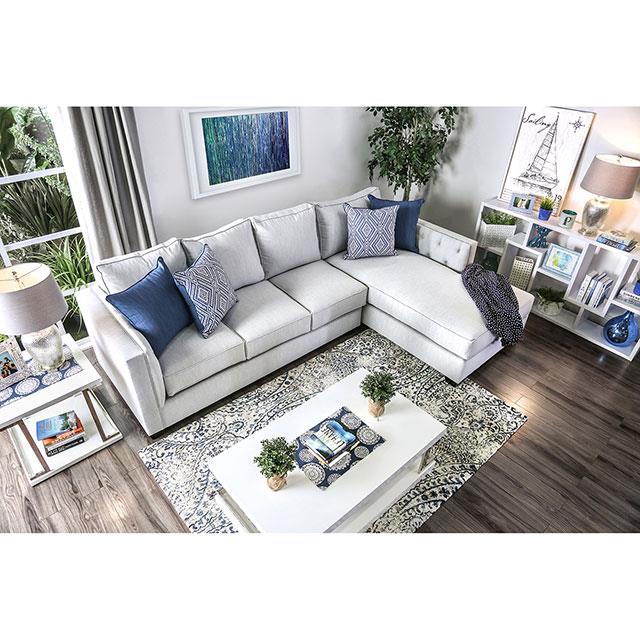  Furniture of America Ornella Fabric 2 pc Sectional SM2671-SECT IMAGE 2
