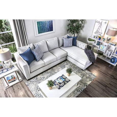  Furniture of America Ornella Fabric 2 pc Sectional SM2671-SECT IMAGE 2