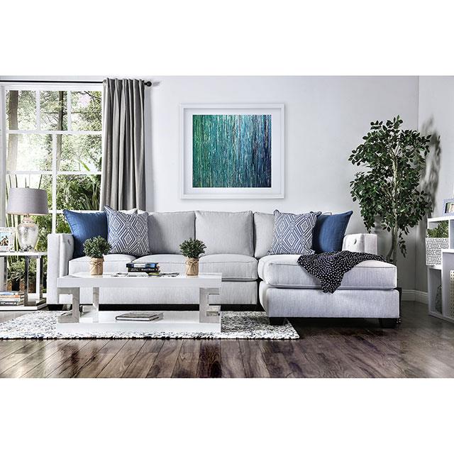  Furniture of America Ornella Fabric 2 pc Sectional SM2671-SECT IMAGE 3