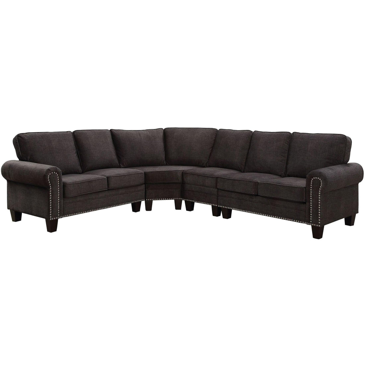  Furniture of America Elwick Fabric 4 pc Sectional CM6885-SECT IMAGE 1
