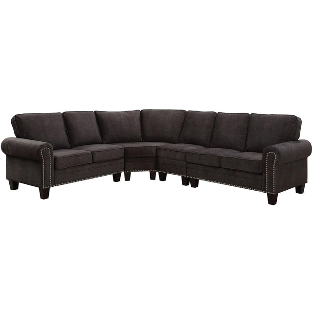  Furniture of America Elwick Fabric 4 pc Sectional CM6885-SECT IMAGE 1