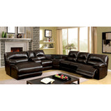  Furniture of America Glasgow Reclining Leather Look 5 pc Sectional CM6822BR-T-SECT IMAGE 1
