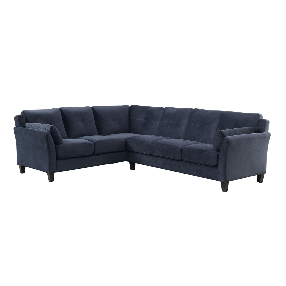  Furniture of America Peever Fabric 2 pc Sectional CM6368NV-SECTIONAL IMAGE 2