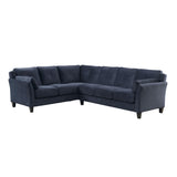  Furniture of America Peever Fabric 2 pc Sectional CM6368NV-SECTIONAL IMAGE 2