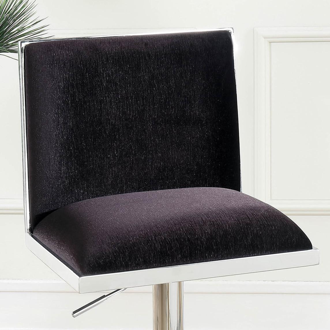  Furniture of America Orjan Adjustable Height Stool CM-BR6462BK IMAGE 3