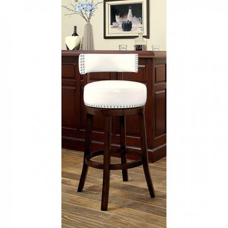  Furniture of America Shirley CM-BR6251WH-29-2PK 30" Bar Stool IMAGE 1