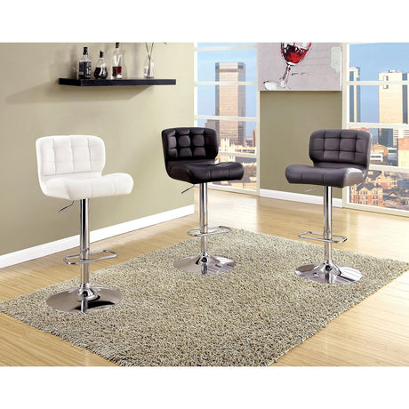  Furniture of America Kori Adjustable Height Stool CM-BR6152BK IMAGE 3
