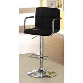  Furniture of America Varvara Adjustable Height Stool CM-BR6917BK IMAGE 1