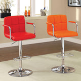  Furniture of America Corfu Adjustable Height Stool CM-BR6917RD IMAGE 2