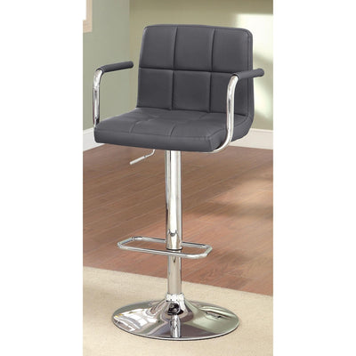  Furniture of America Corfu Adjustable Height Stool CM-BR6917GY IMAGE 1