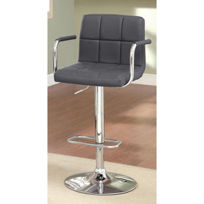  Furniture of America Corfu Adjustable Height Stool CM-BR6917GY IMAGE 1
