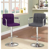  Furniture of America Corfu Adjustable Height Stool CM-BR6917GY IMAGE 2