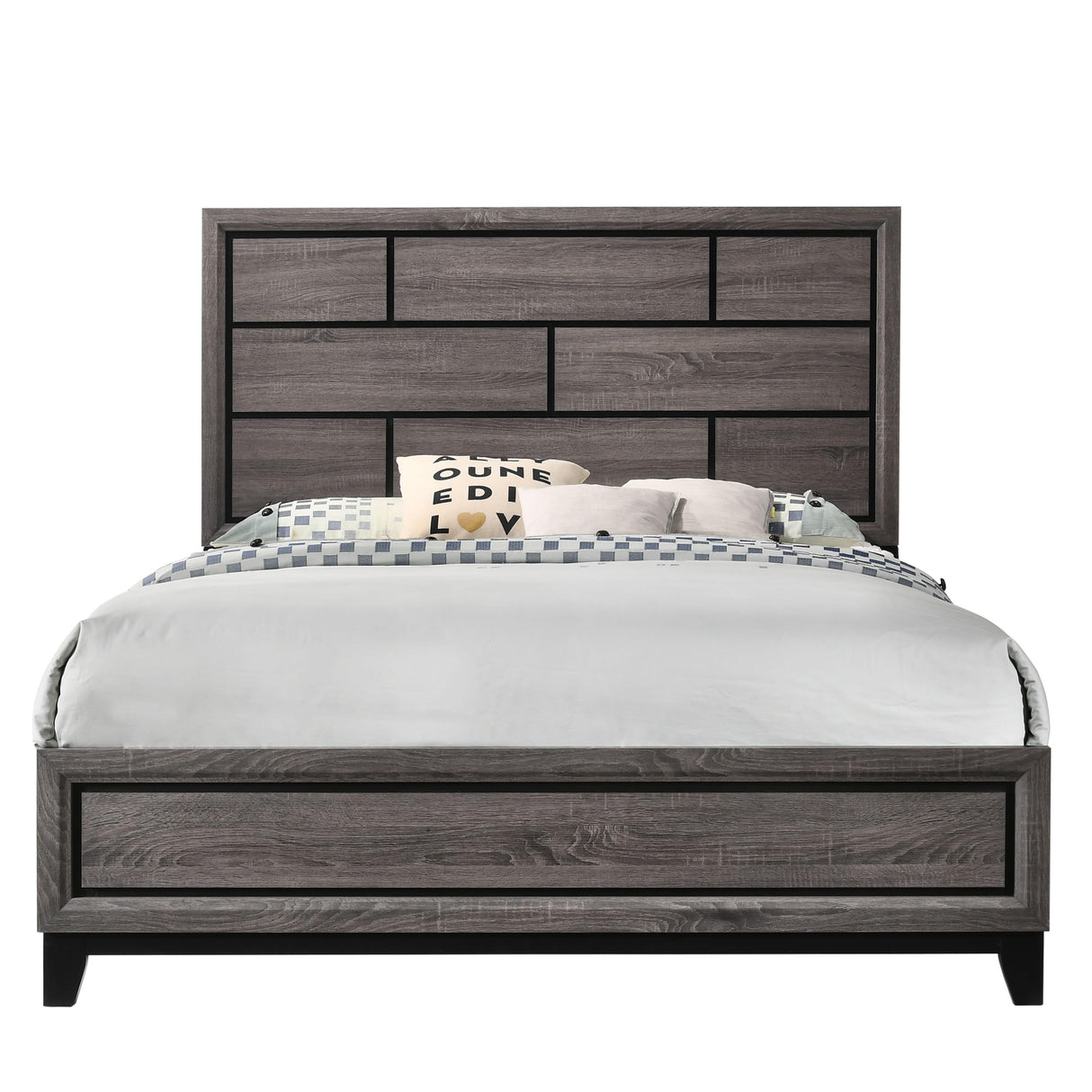  Crown Mark Akerson King Panel Bed B4620-K-HBFB/B4620-KQ-RAIL IMAGE 1