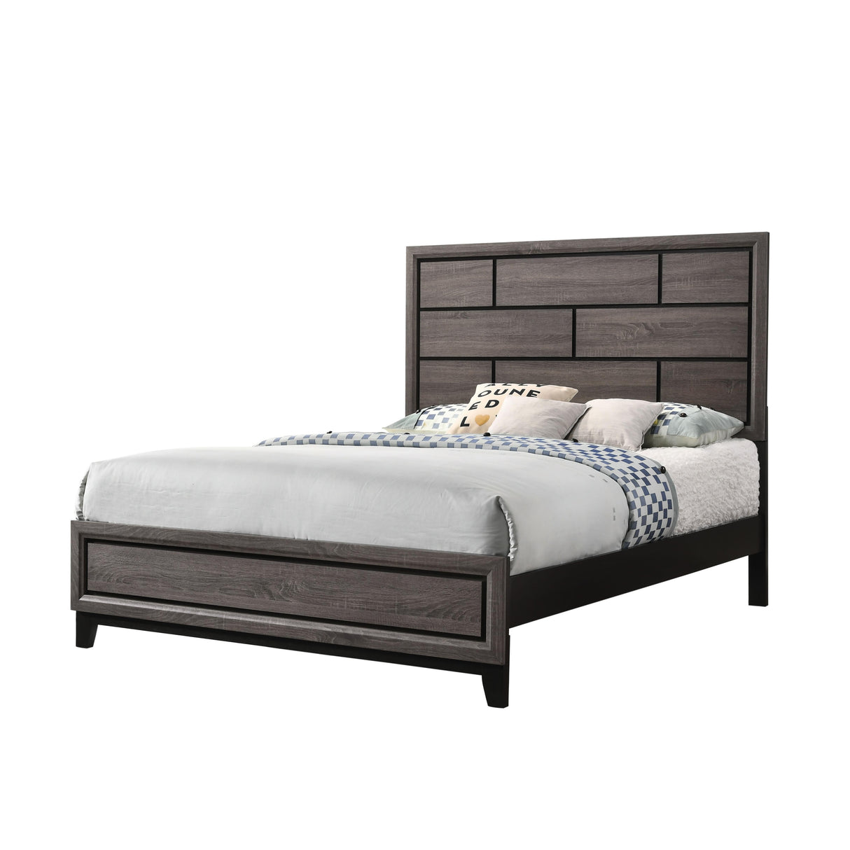  Crown Mark Akerson King Panel Bed B4620-K-HBFB/B4620-KQ-RAIL IMAGE 2