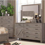  Furniture of America Brenna Dresser Mirror CM7435GY-M IMAGE 1